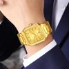 Watch Men's Square Waterproof Steel Belt Men's Quartz Watch Calendar Watch Source