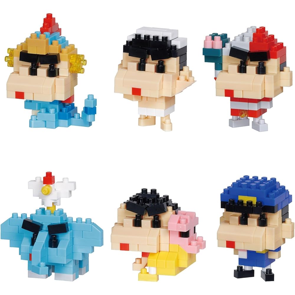 

Kawada Mini Nano Block Crayon Shin-chan Movie Vol. 2 Box Set 6 Pieces Collectible Building Toys