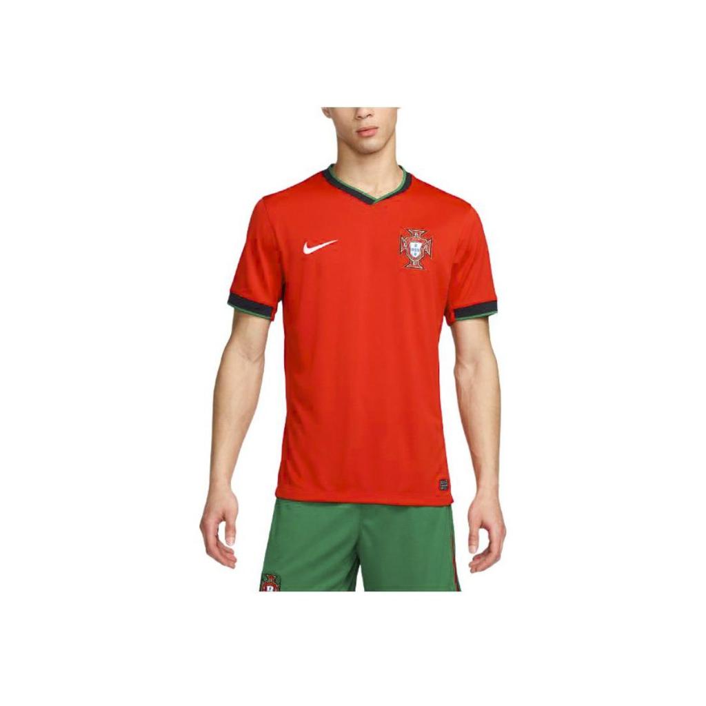 Nike Besticktes Kontrast-Passform Kurzarm-Fußballtrikot Herren Tops FJ4275-657