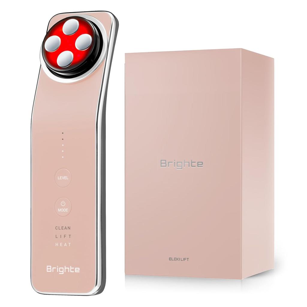 Brighte ELEKI LIFT PINK (facial device/EMS/face care/lift up/salon grade/anti-aging/dry fine wrinkle care/Sasaki Nozomi)