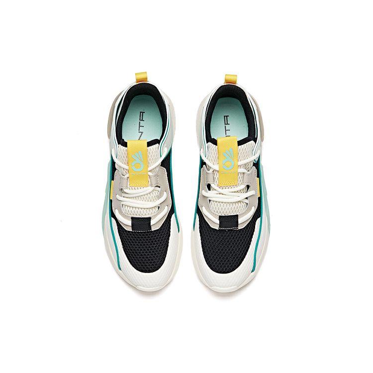 Anta Lifestyle Series Cube Reject Mediocrity Mesh Sneakers Women Sneakers White Green Black 112028888-3