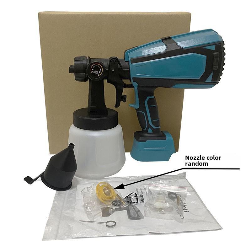 18V Rechargeable Wireless Electric Paint Sprayer for Walls - Portable Lithium Battery Latex Spray Gun