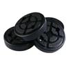 Universal Rubber Jack Pad Slotted Jack Pad Adapter Frame Rail Protector Slotted Frame Black/Yellow