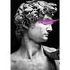 Scultura moderna Pittura su tela Graffiti Stampe artistiche Apollo Marmo David Popolo Poster Immagine di arte della parete per la decorazione della casa della Galleria