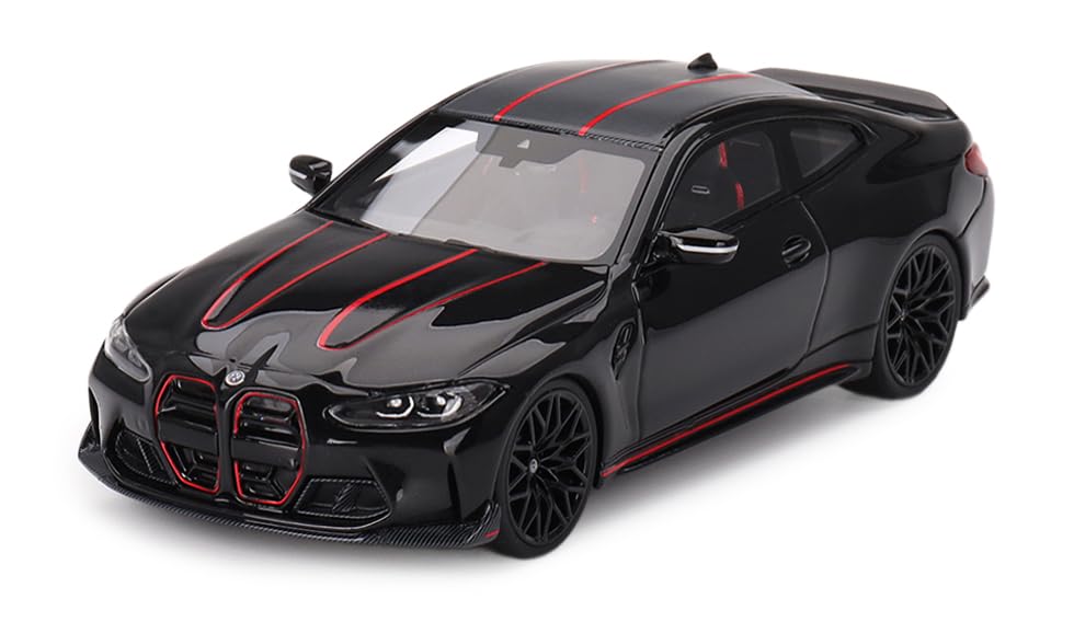TSM MODEL BMW M4 CSL Black Sapphire Fertigprodukt 1/43 (Linker Griff)