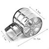 Stainless Steel Flours Sieve Cup With Handle Rust-Proof Powder Mesh Sifter For Kitchen Home