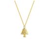 High-End Christmas Tree Pendant Necklace for Women - Stylish Luxury Fashion Clavicle Chain Holiday Jewelry