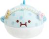 Sumikko Gurashi Collection Umikko Lagoon Tenori Plush Toy - Harisenbon (Pufferfish) MF47701
