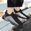 Knitted Mesh Running Shoes Breathable Men's Casual Sneakers Lightweight Outdoor Jogging Walking Trainers Anti-slip Sole
