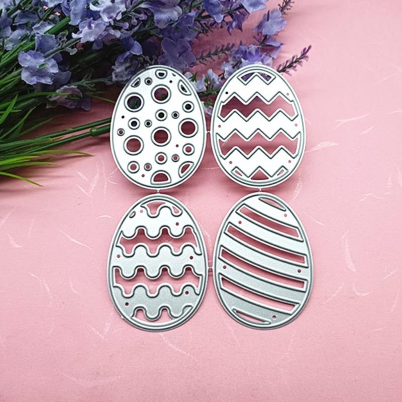 Velikonoční vajíčko Kovové vykrajovátka Ruční výroba DIY Scrapbooking Ražební potřeby pro děti Děti Dívky