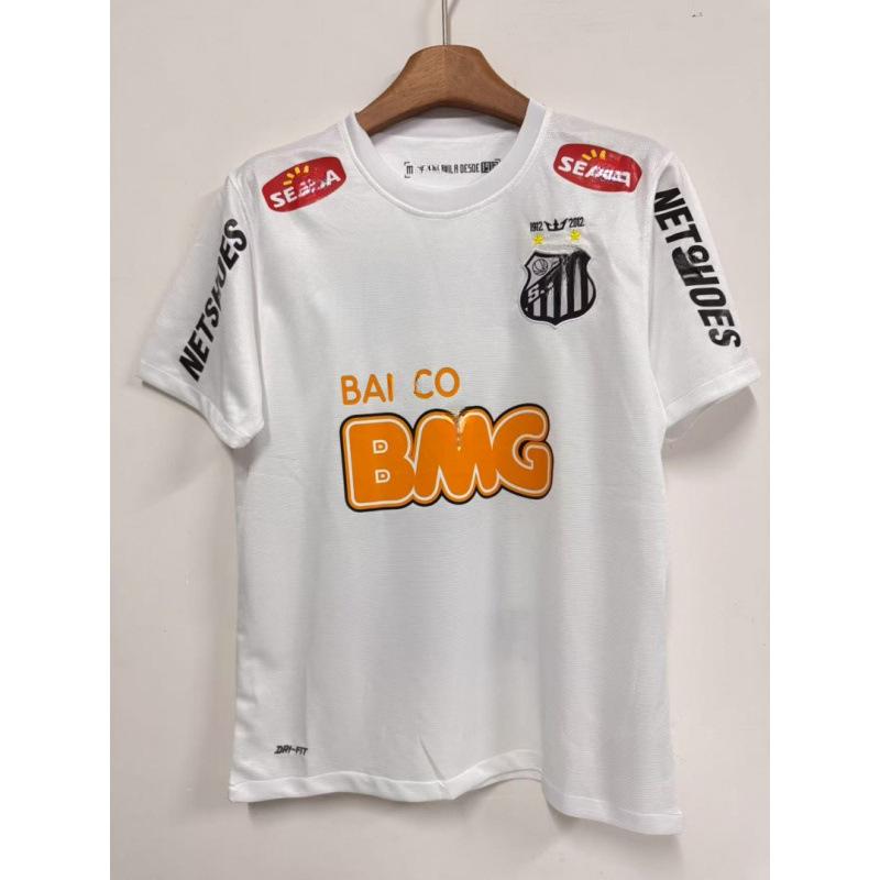 Wholesale Brazil 12-13 Santos home retro jersey No. 11/No. 10 Neymar short-sleeved adult football jersey S