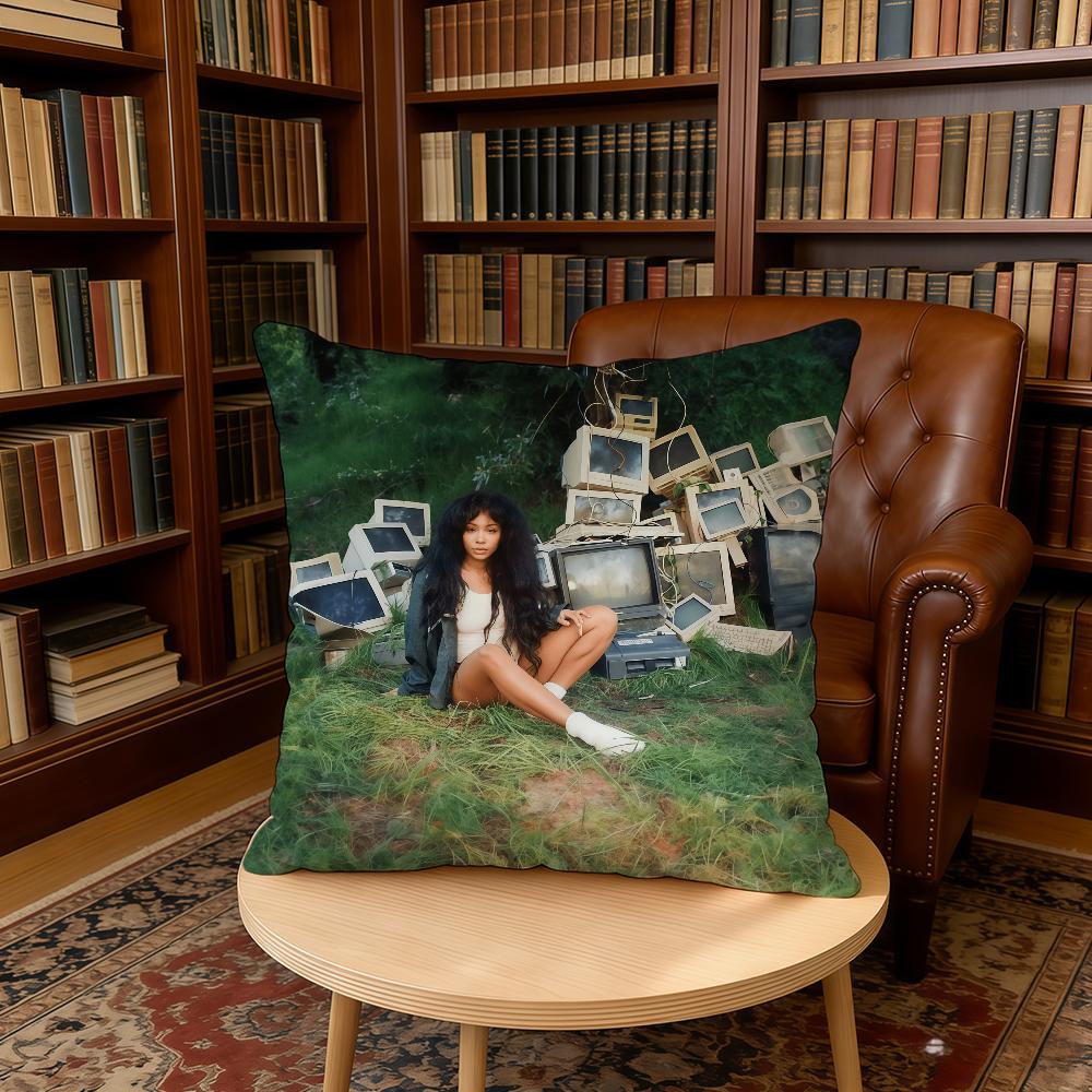 S-Sza Lana SOS Singer cushion cover Home Office Birthday Anniversary Gifts Soft Skin Friendly Cushion Cover