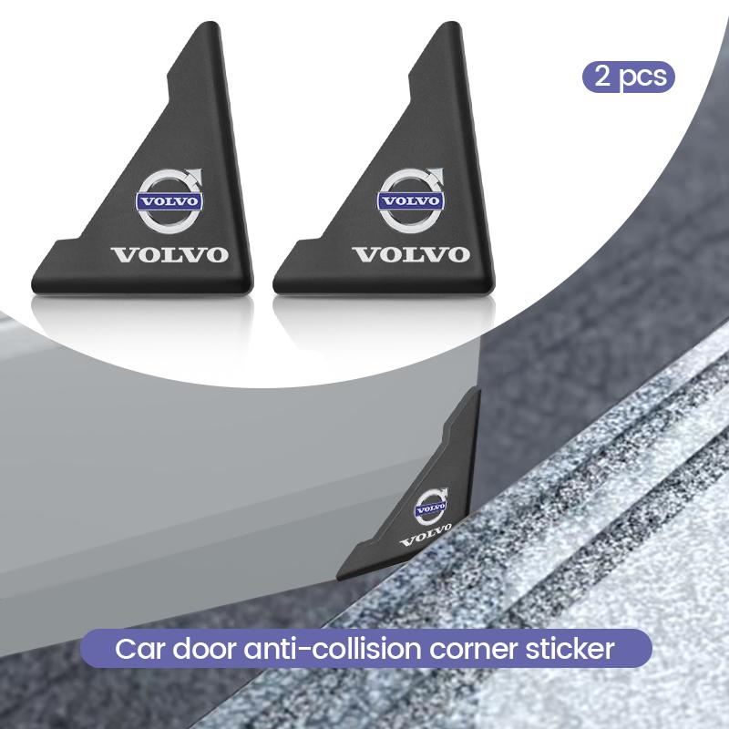 For Volvo Rdesign XC60 V40 V50 V60 S40 S60 Auto Accessories Car Door Corner Silicone Anti-Scratch Anti-bump Protection Stickers