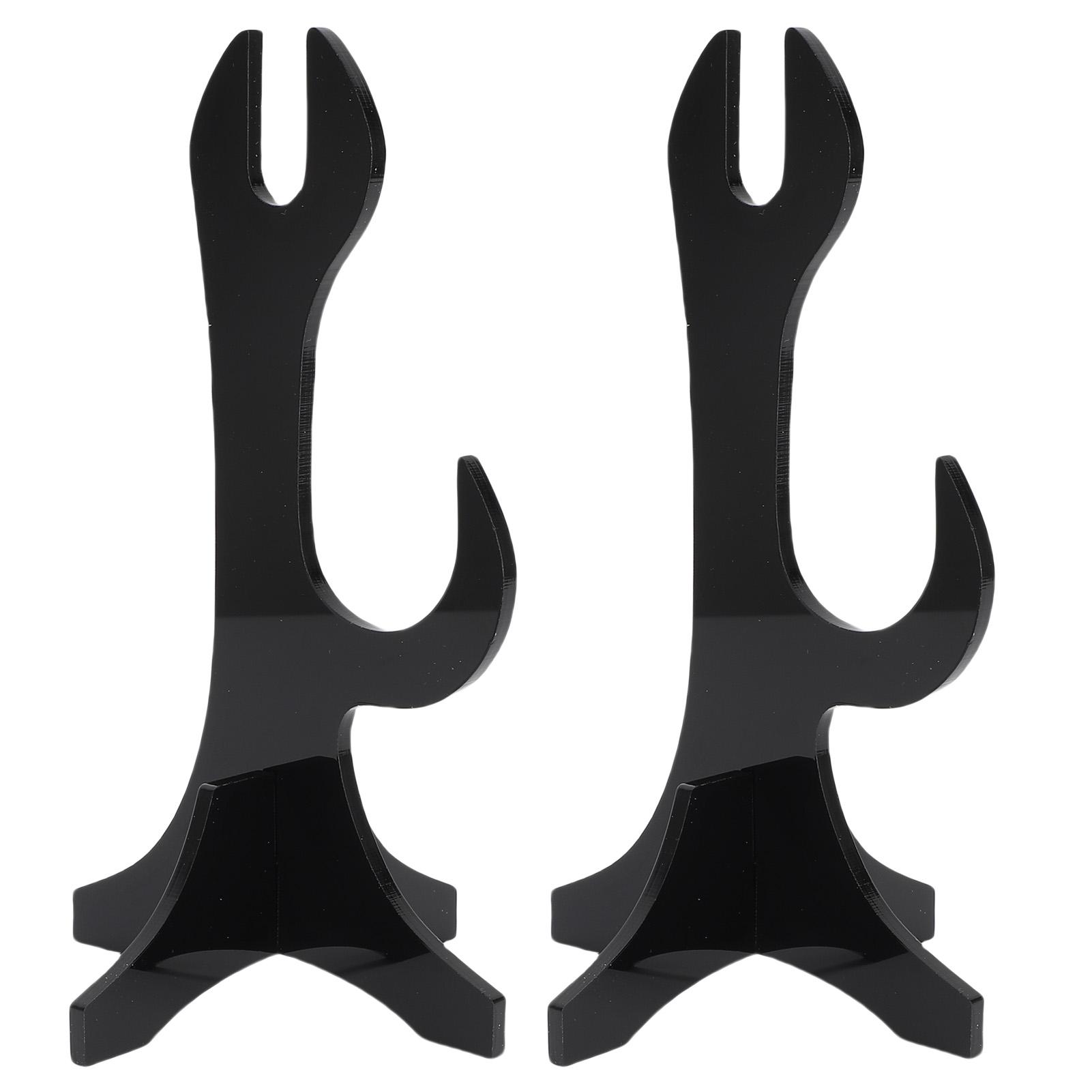 

Подставка для меча двухслойная акриловая устойчивое основание держатель для демонстрации самурайского меча домашний декор для коллекции черная чёрный