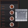 Grinding Scale Reference Card Italian Hand-brewed Coffee Powder Thickness Comparison Card Bean Grinding Auxiliary Tool