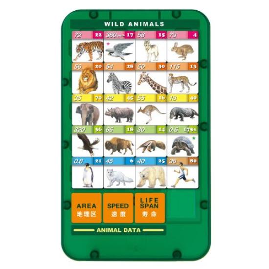 Carolata Animal Data Slider for Wild Animals Mini Illustrated Educational Gift (with Guidebook) - Game, Guide, Toy, Kids'