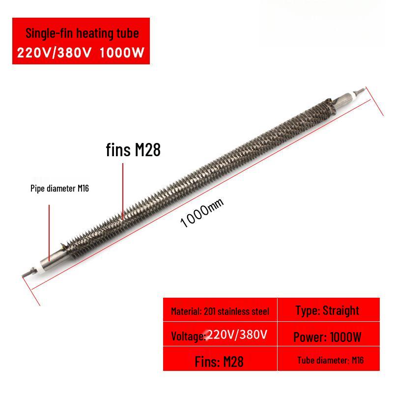 Stainless Steel Fin High-Temperature Electric Heating Tube 220V/380V for Ovens