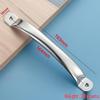 Curved Stainless Steel Handle for Cabinet, Drawer, or Door