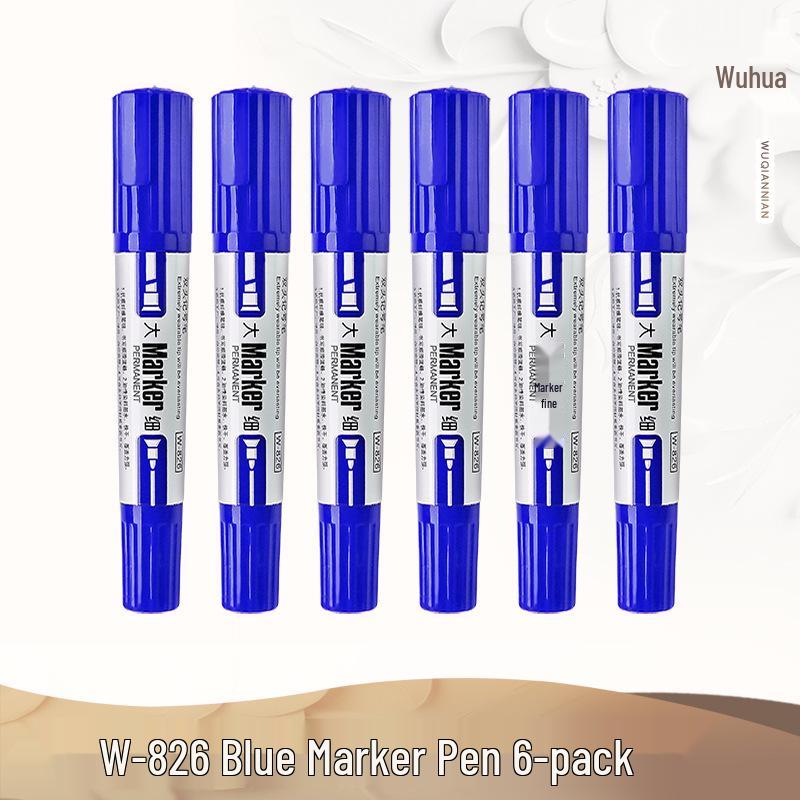Oil-Based Double-Ended Refillable Broad Tip Marker - Large Capacity, Quick Drying, Waterproof