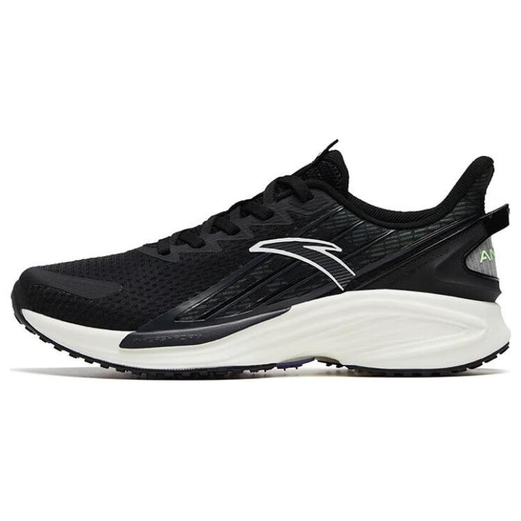 New Anta Antelope Run 3 Anti Slip Wear Resistant Low Top Running Shoes Women's Black 122325585-3