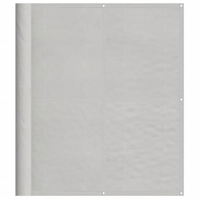 VidaXL Écran de Balcon, Brise-vue de Jardin, Écran de Protection, Écran d'Intimité Terrasse Extérieur, Gris Clair 120x600 cm 4000017