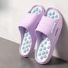Fashion Men Women Bathroom Slippers Summer 2025 Massage Beach Slippers Casual House Shoes Couple Flat Non Slip PVC Female Male Slippers
