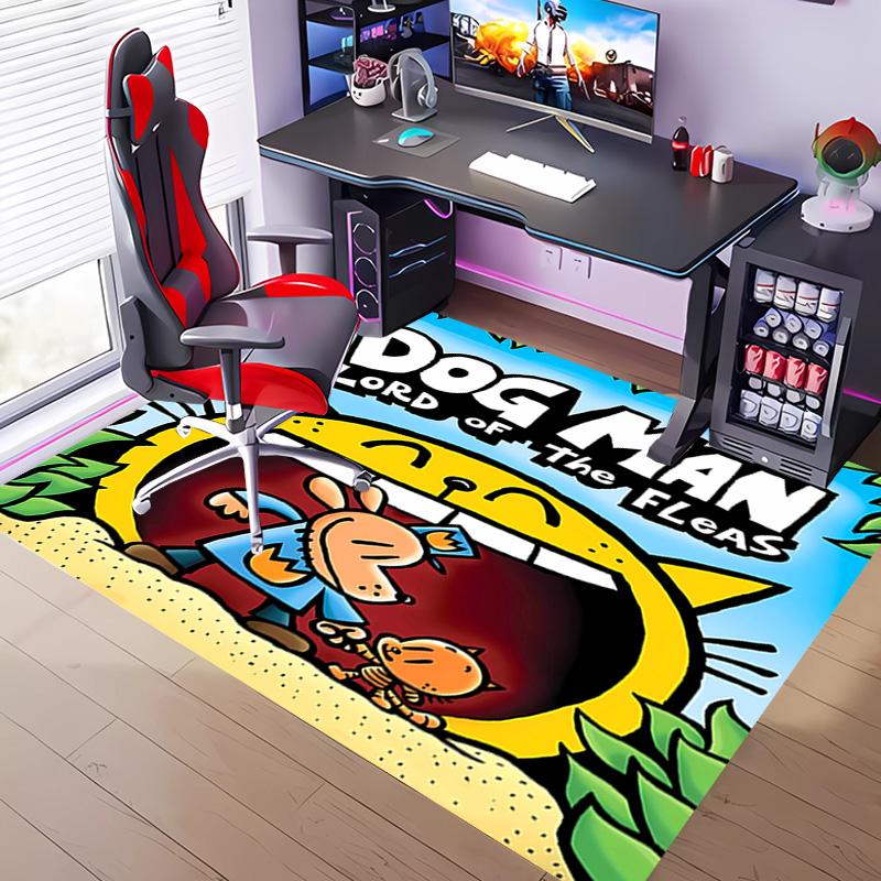 1pc Dog Man Entrance Mat, Non-Slip Mat Area Rug,Room Decor, Outdoor Decor, Kitchen Rug,Doormat - Machine Washable, Easy To Clean