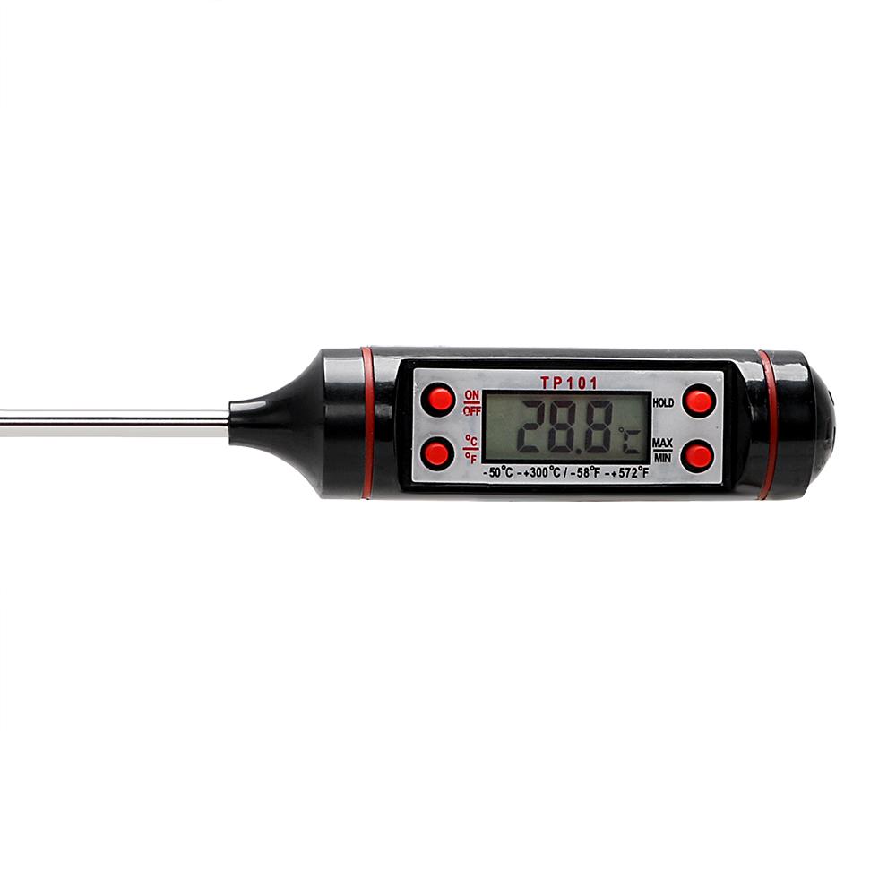 Electronic Digital Thermometer Meat Food Probe Kitchen Cooking Weather Station Temperature Sensor Temperature Instrument With Battery