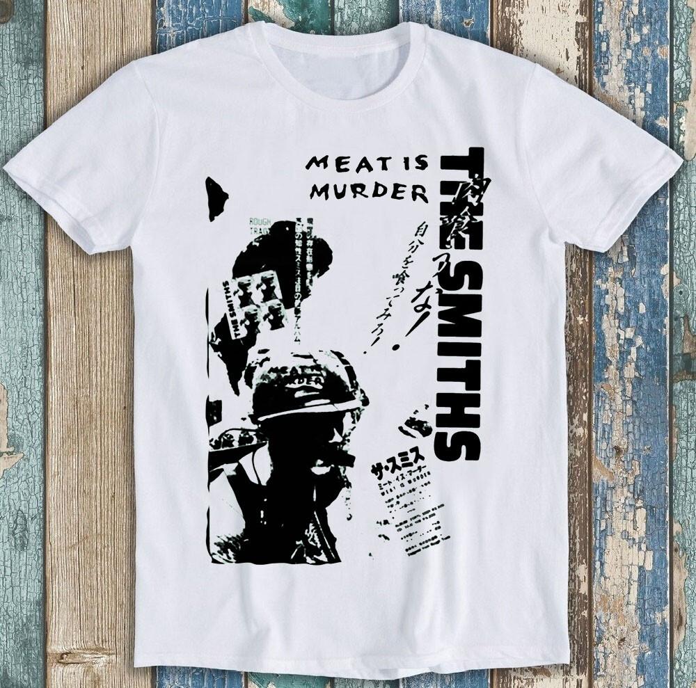The Smiths Meat is Murder Punk Rock Japanese Music Gift Tee T Shirt M1688 XXL