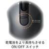 Elecom Mouse Wireless (Receiver Included) S Size Small 3 Button Tilt Wheel Micro Grast Switch Bit Black M-FBG3DBBK
