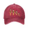 Classic Lucky Luke Daltons Yellow Child Escape Prison Baseball Cap Unisex Style Distressed Cotton Snapback Cap Outdoor Hats Cap