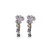 Elegant Butterfly Zircon Tassel Jewelry Set: Necklace & Earrings for Chic Weddings