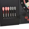 Electronic Dartboard Set, 27 Games Modes and 202 Variations, LED & 12 Soft Tip Darts and Cabinet to Storage
