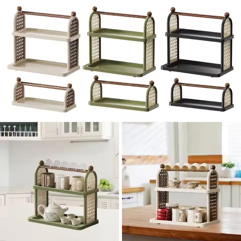 Mehrzweck-Becherhalter-Organizer - Abtropfgestell für Kaffeetassen, Teetassen & Küchenglasware mit platzsparendem Design