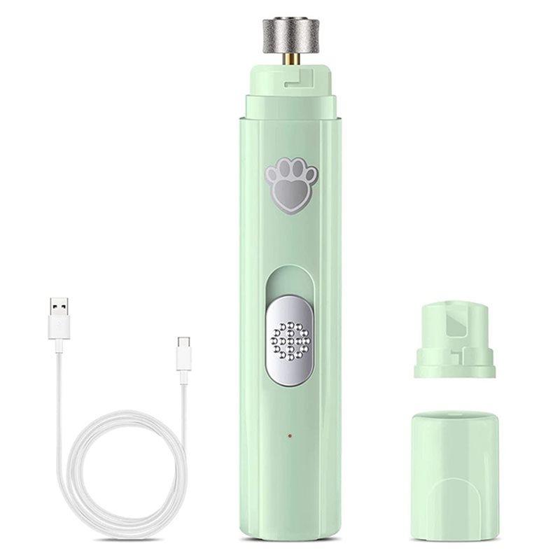 

2025 Trend Electric Dog Nails Grinder Painless With Polisher Wheel Chargeable Pet Nails Clipper& Trimmer For All Pets