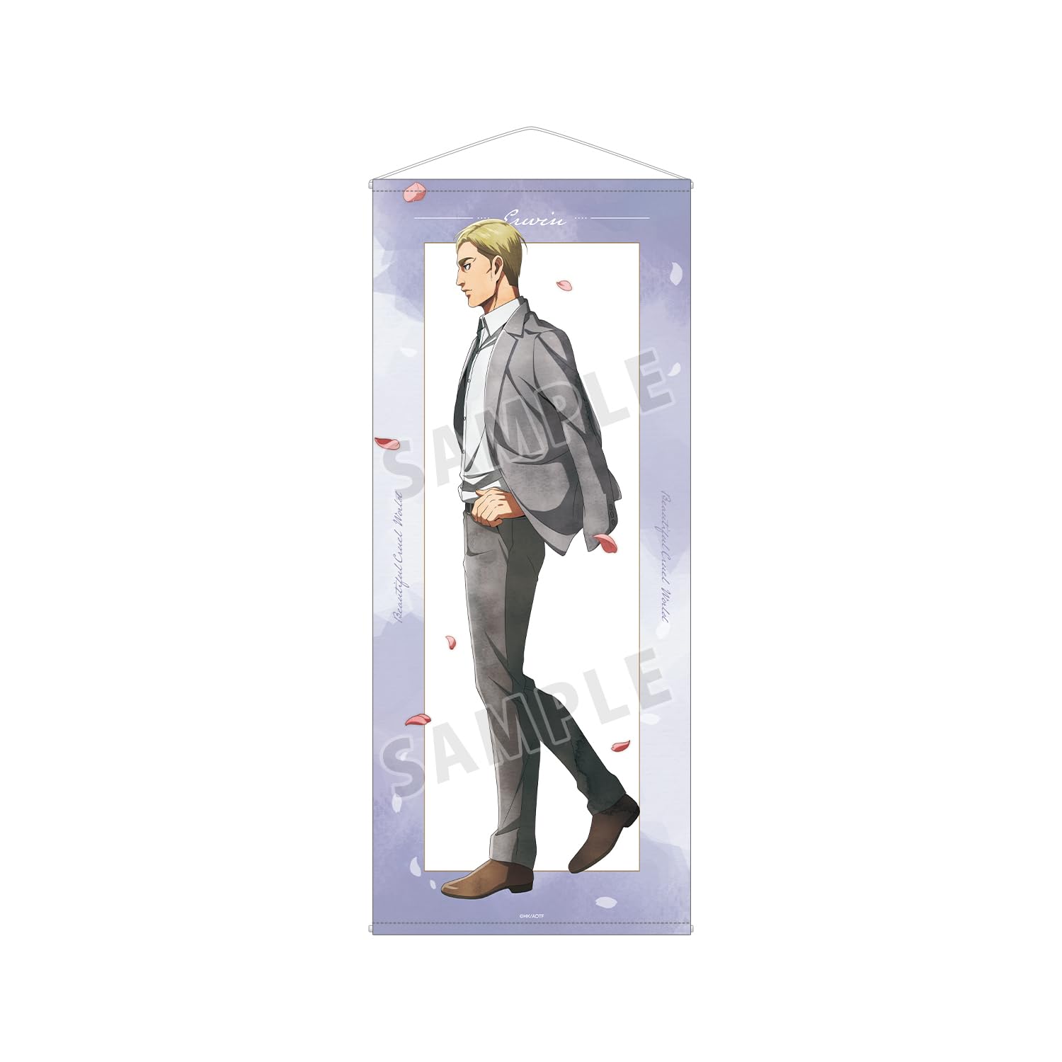 

Attack on Titan Original Illustration Erwin Steps Watercolor Style Extra Large Tapestry Ver.