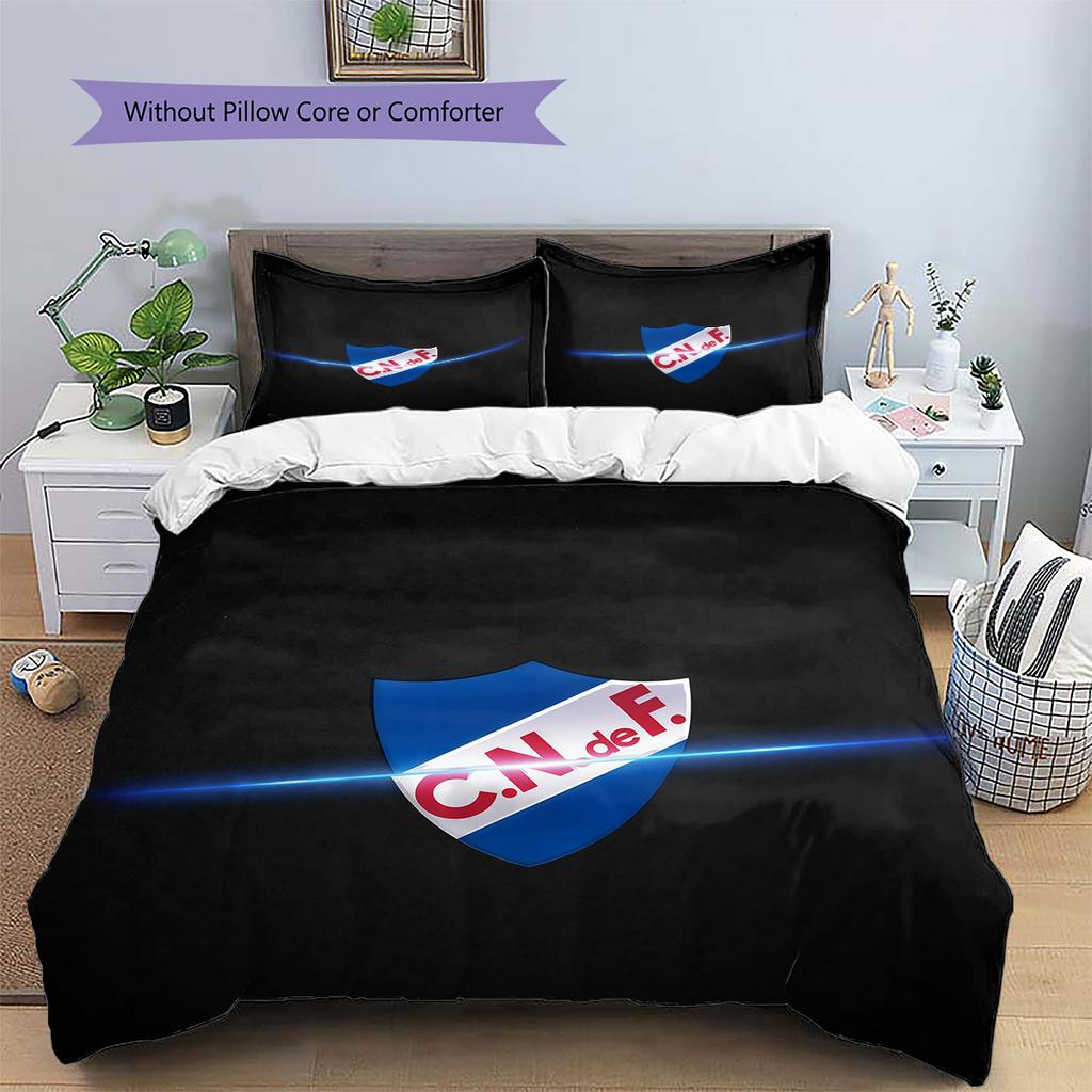 Club Atletico Independiente2 Pattern Bedding Quilt Set  Home Decoration  Gift (1 * duvet cover + 2 * pillowcase  without core)