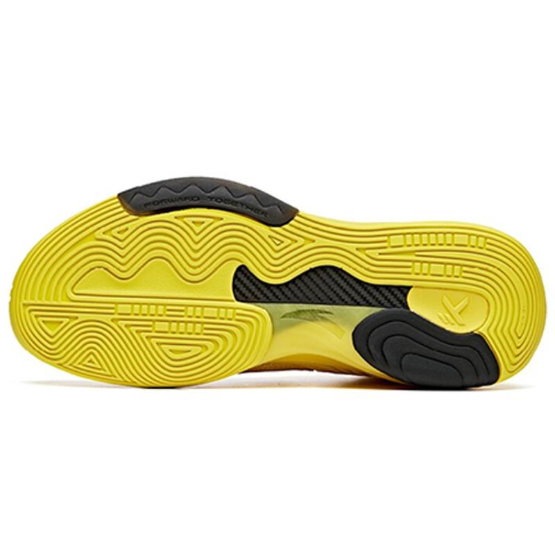 Anta KT6 Thompson 'Dragon' Abrasion Resistant Breathable High Top Basketball Shoes Men's Yellow Sneakers 112041101-10