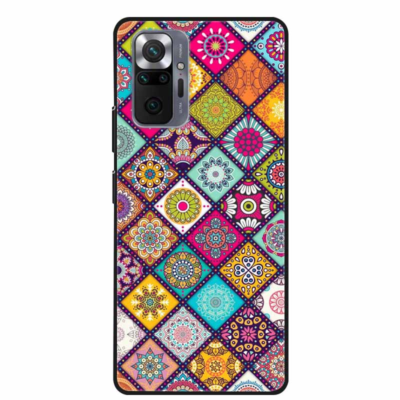 Per Xiaomi Redmi Note 10 Pro Custodia Moda Morbido Silicone Cover per Telefono per Redmi Note10 Pro Max Coque M2101K6G Paraurti Cool Funda