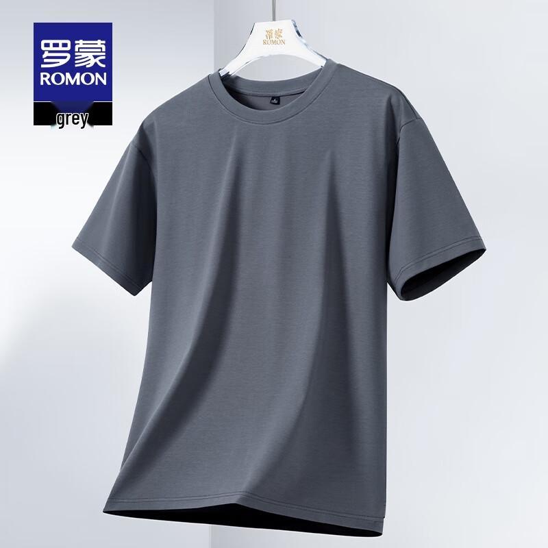 Romon Unisex Round Neck Short Sleeve Ice Silk T-Shirt 3XL 2650₽