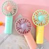 USB Rechargeable Mini Handheld Fan Speed Adjustable Summer Cooling Fan Quiet Portable Travel Outdoor Small Personal Fan