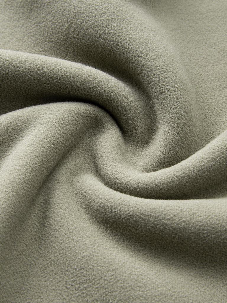 Herr Plus Size Sweatshirt med Fleecefoder och Rund Hals - Höst/Vinter 2025, Tjockt & Varmt, Långärmat.