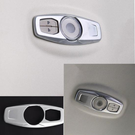 Fit For Ford Edge cover trim ABS silver Interior rear reading light 2015-