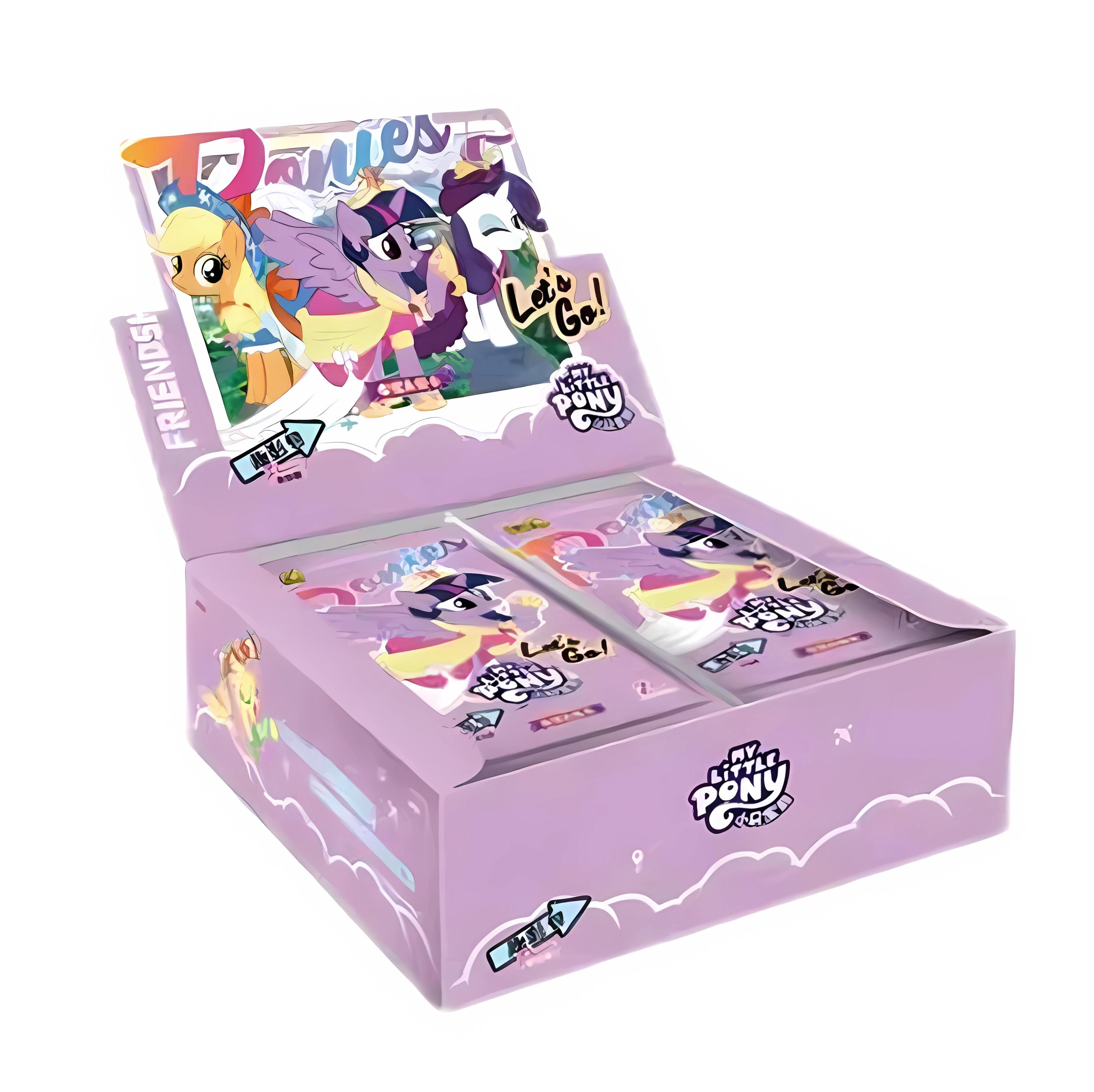 Genuine My Little Pony Series Fun Shadow Bag Friendship Eternal Card Anime Peripheral Collection Cards Kids Holiday Gifts