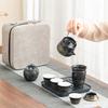 Black ancient rhyme lifting beam pot, tea set, portable travel ceramics, employee benefits, practical corporate gifts for customers