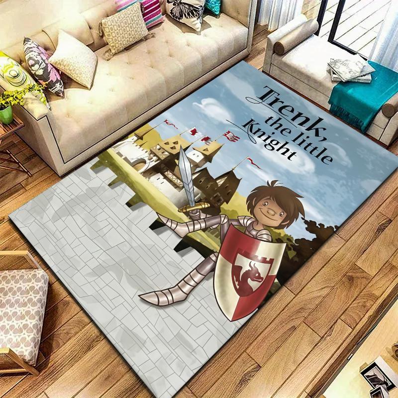 Ritter Trenk Carpet Rug for Living Room Bedroom Home Sofa Decoration,Kids play Nonslip Floor Mat