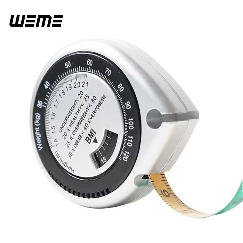 WEME Body Fat Caliper with BMI Measuring Tape