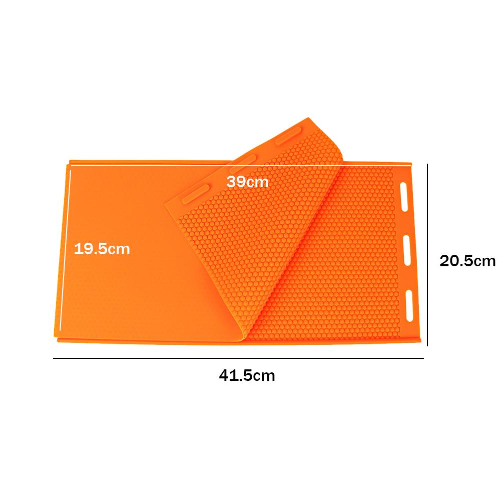 2pc/lot Beeswax Press Sheet Mold Silicone Honeycomb Base Foundation Mould Beehive Shovel Beekeeping Beeware Beeswax Making Tools