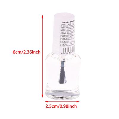 6 ml Health Transparent Top Coat Clear Enhance Glitter Nail Polish Nail Art Armor Oil Olio ad asciugatura rapida e lunga durata senza cottura
