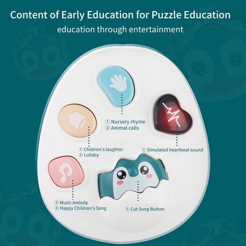 1PC Baby Musical Penguin Toys Crawling Walking Moving Tummy Time Light Up Infant Toys Baby Toys Interactive Learning Toddler Gift